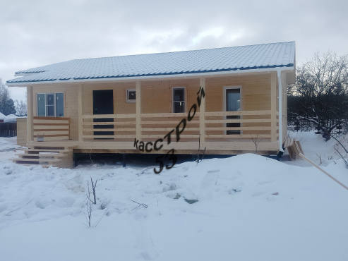 Дом каркасный 8х11