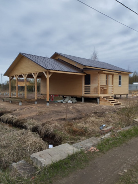 Дом каркасный 10х8