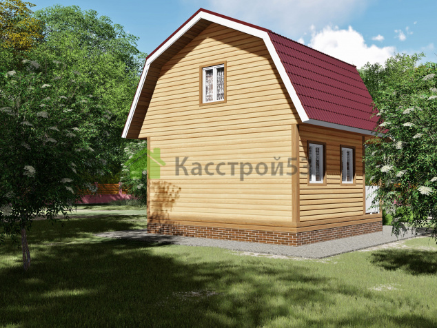 Дом из бруса 6х6 ДБ07