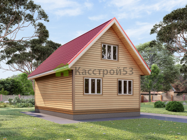 Дом каркасный 6х9 ДК58