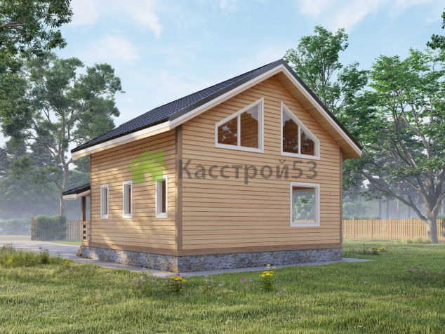 Дом каркасный 8х8 ДК53