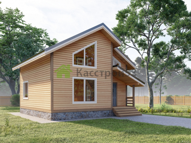 Дом каркасный 8х8 ДК53