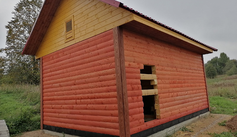 Баня из бруса 4х6 ББ1 
