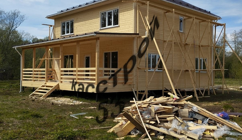 Дом каркасный 10х10 ДК56