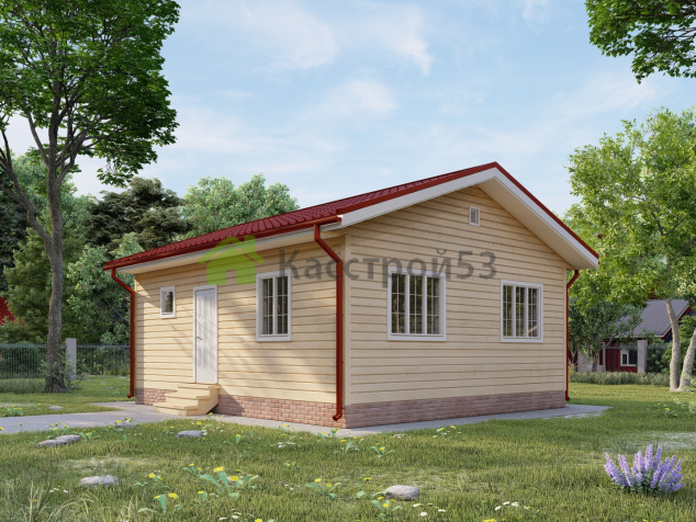 Дом каркасный 7х8 ДК57