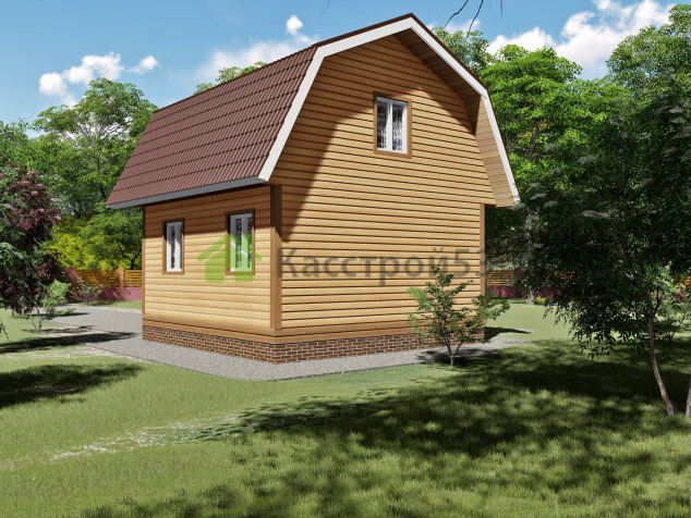 Дом из бруса 6х6 ДБ04