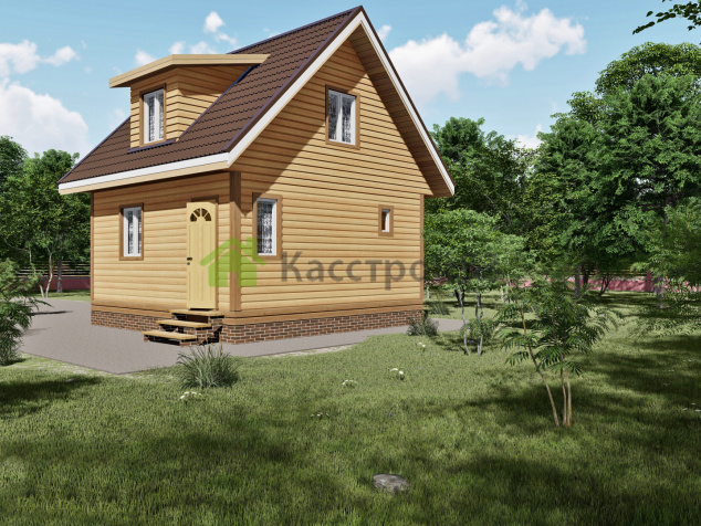 Дом из бруса 6х6 ДБ14