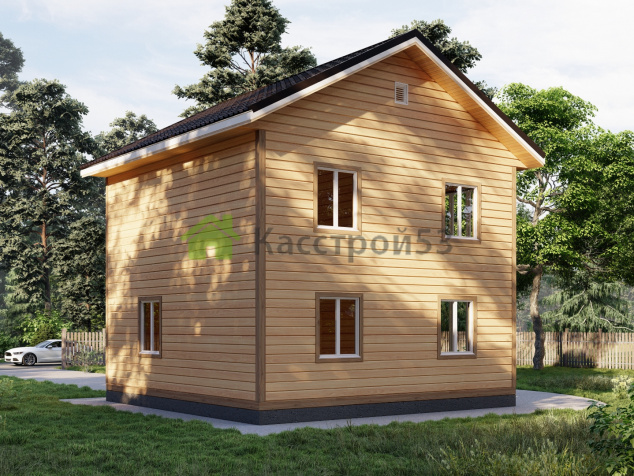 Дом каркасный 8х8 ДК45