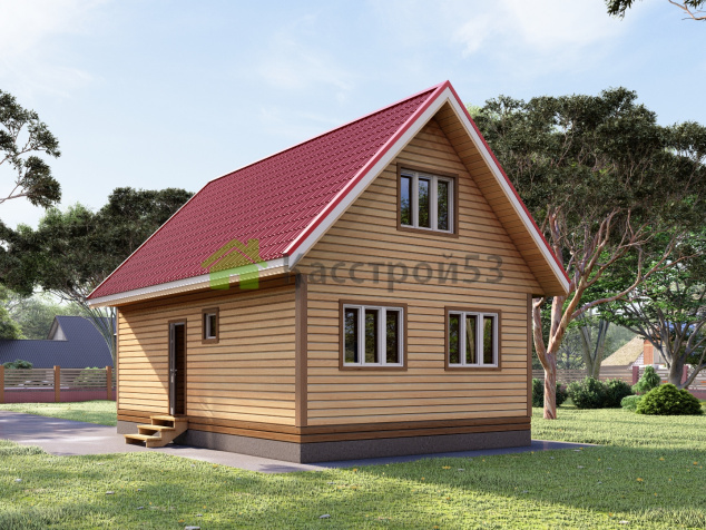 Дом каркасный 6х9 ДК58