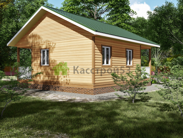 Дом каркасный 8х8 ДК9