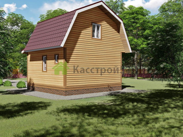 Дом из бруса 6х6 ДБ07