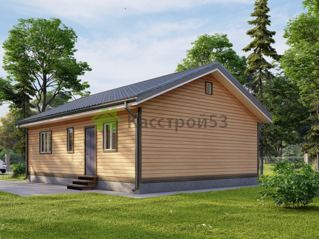 Дом каркасный 11х8 ДК51