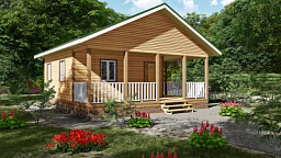 Дом каркасный 8х8 ДК9