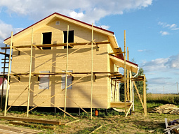 Дом каркасный 7,5х10,5 ДК40
