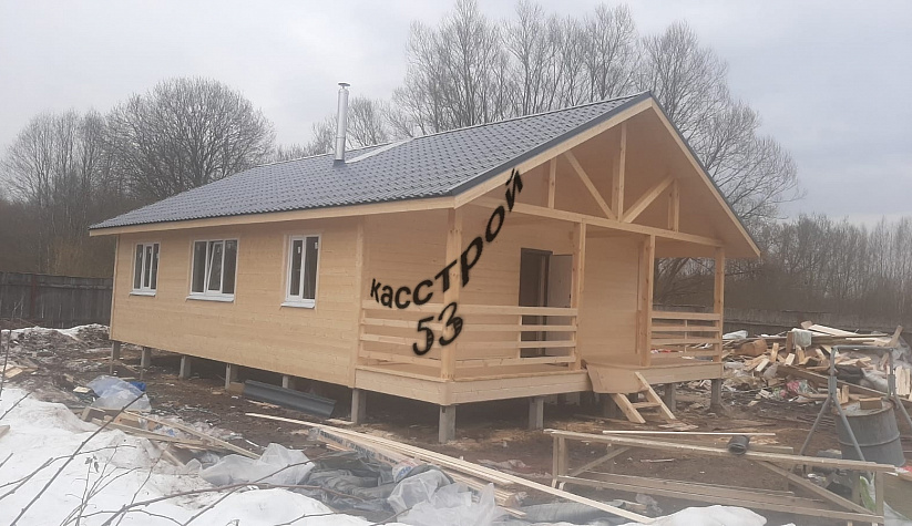 Каркасный дом 8х12 ДК2