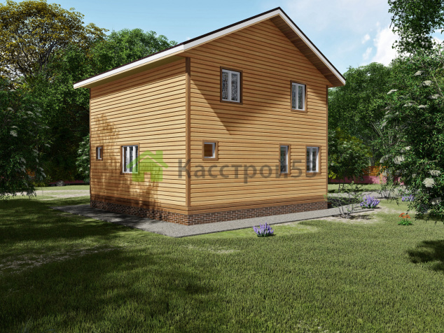 Дом каркасный 8х8 ДК7