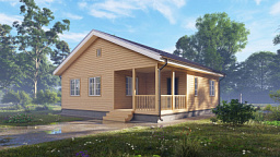 Дом каркасный 10х10 ДК49
