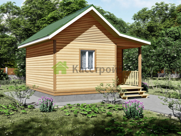 Дом каркасный 6х6 ДК1